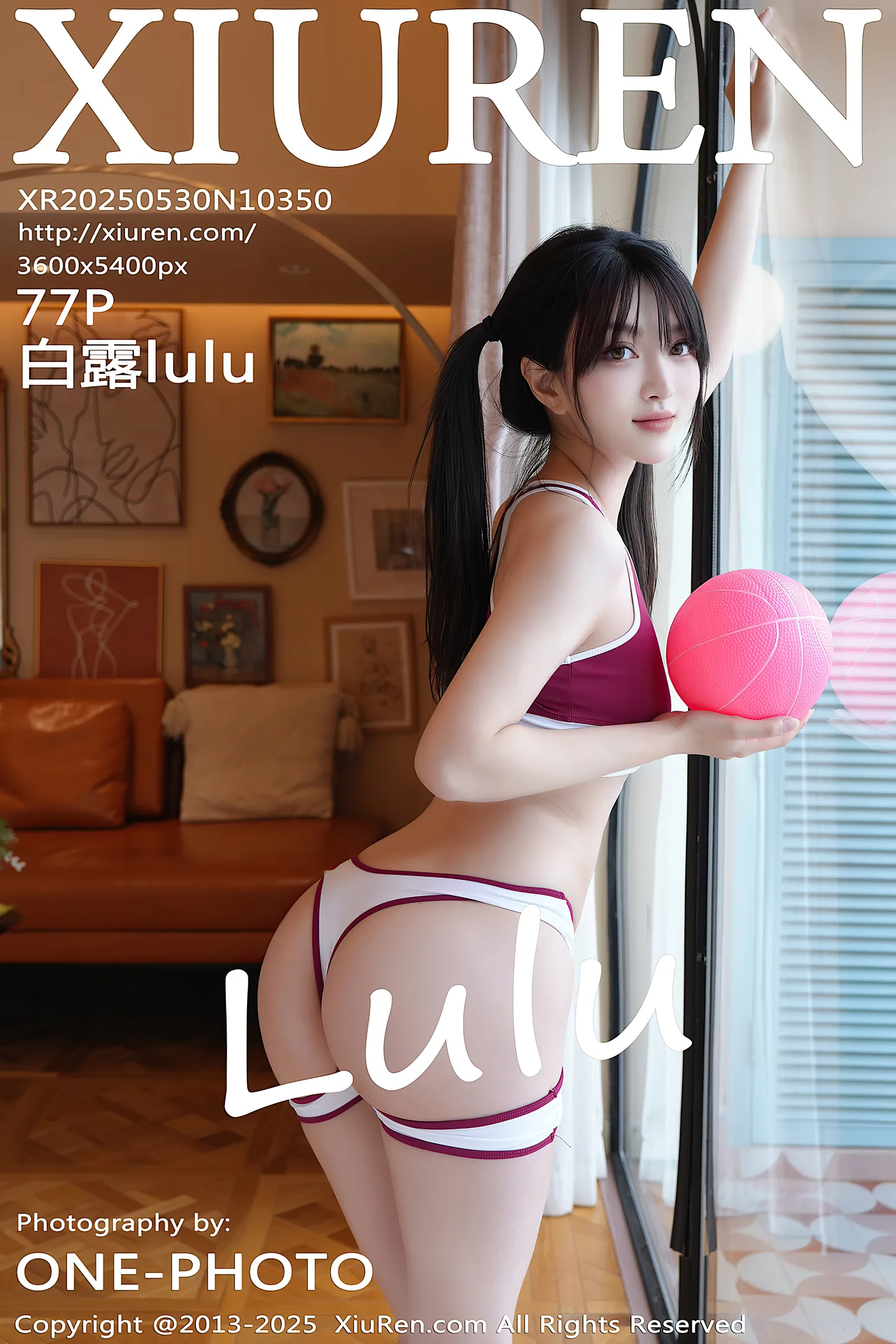 [XiuRen秀人网]No.10350_模特白露lulu性感深色运动服配运动短袜半脱秀丰满身材诱惑写真77P-秀人网 - XiuRen.Space